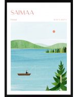 Poster 50x70 Travel Lake Saimaa, Finland