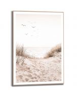 Tavla Slim Frame Wood 50x70 Dunepath